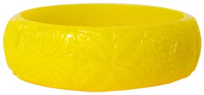 Tiki Bracelet by Sourpuss- Yellow - SALE