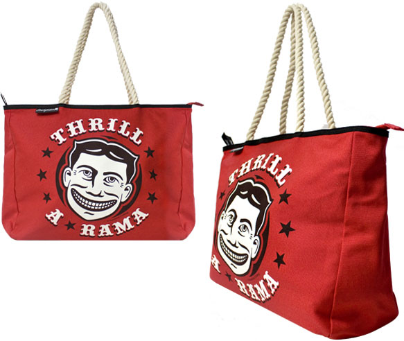 Thrill A Rama Rope Handle Tote by Sourpuss