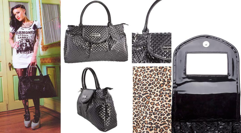Classy Dame Purse in BLACK by Sourpuss