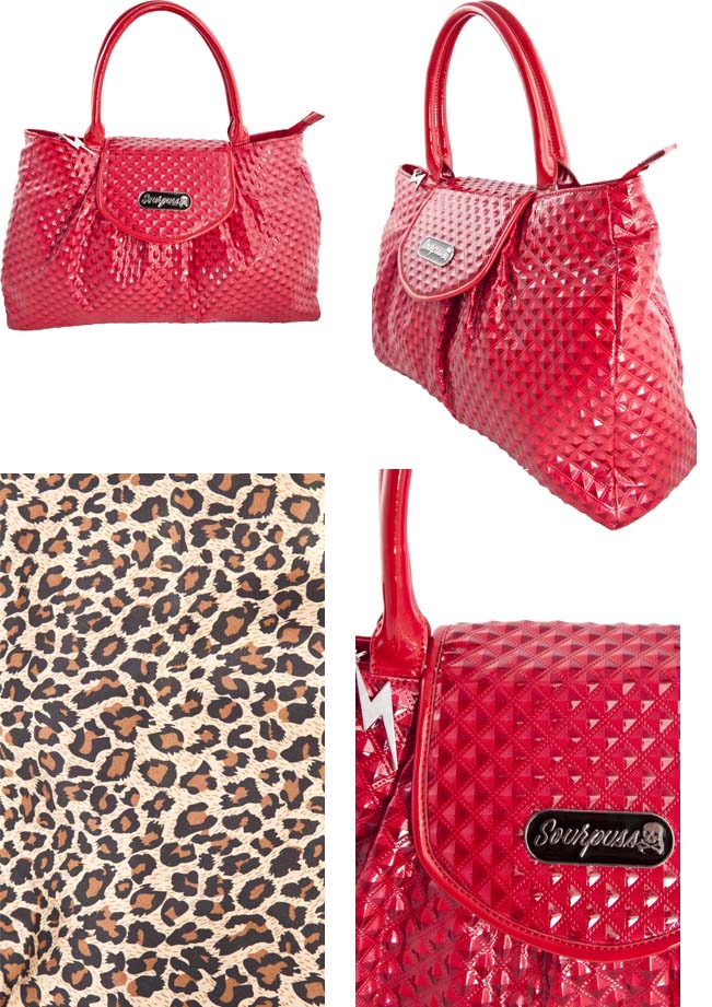 Classy Dame Purse in RED by Sourpuss