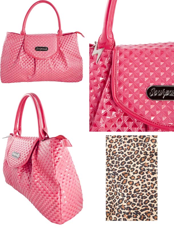 Classy Dame Purse in PINK by Sourpuss