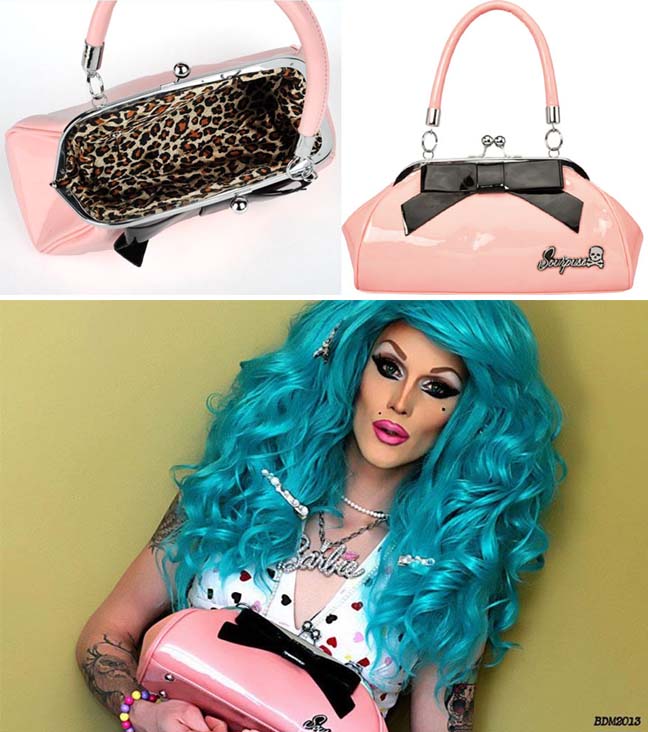 Floozy Purse in Pink by Sourpuss