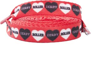 Derby Love Hard shoe/roller skate laces by Sourpuss