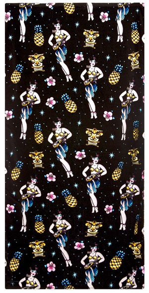 Tiki Party Beach Towel by Sourpuss