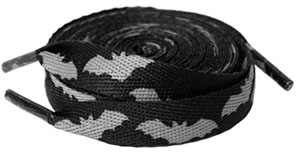 Bats shoe/roller skate laces by Sourpuss