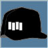 Black Flag- Bars embroidered on front, Logo embroidered on back on a black baseball hat