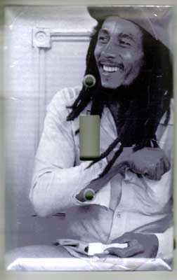 Bob Marley- Rollin' light switch plate