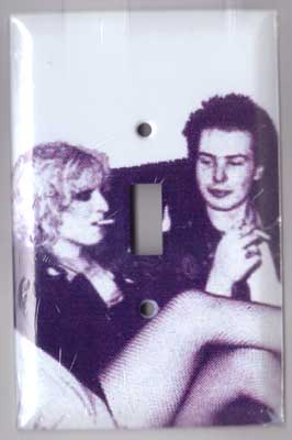 Sid & Nancy- On Couch light switch plate