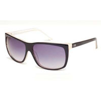 Heartbreaker Girls Sunglasses by Tres Noir- BLACK & WHITE HORN