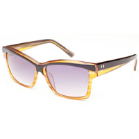 Sophia Sunglasses by Tres Noir- BLACK & CREAM SODA