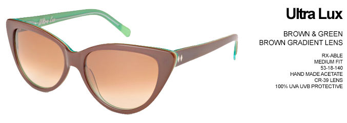 Ultra Lux Sunglasses by Tres Noir- BROWN & GREEN