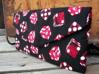 Show product details for  Dice Clutch by Tattoo Voodoo Kitten - SALE