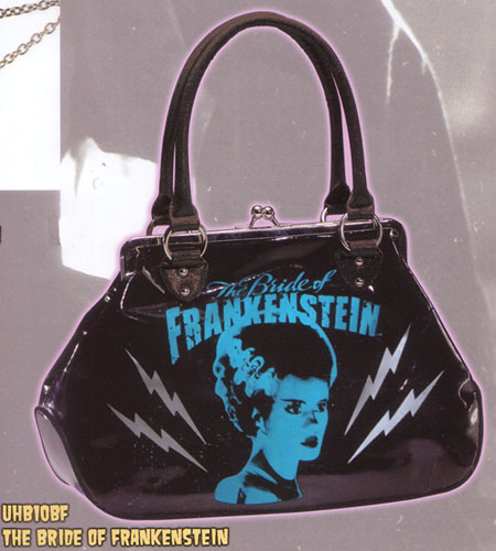 Bride Of Frankenstein Kiss Lock Bag by Rock Rebel