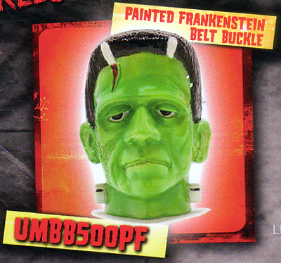 Frankenstein (Painted) belt buckle by Rock Rebel (bb130)