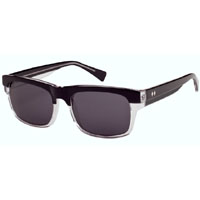 Upstart Sunglasses by Tres Noir- BLACK/CLEAR