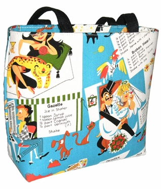 Kitschy Cocktails Bucket Bag by Viva Dulce Marina - SALE
