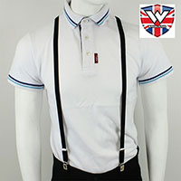 1/2" Braces by Warrior Clothing- BLACK