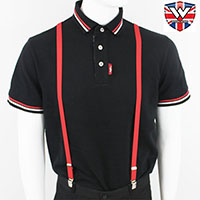 1/2" Braces by Warrior Clothing- RED