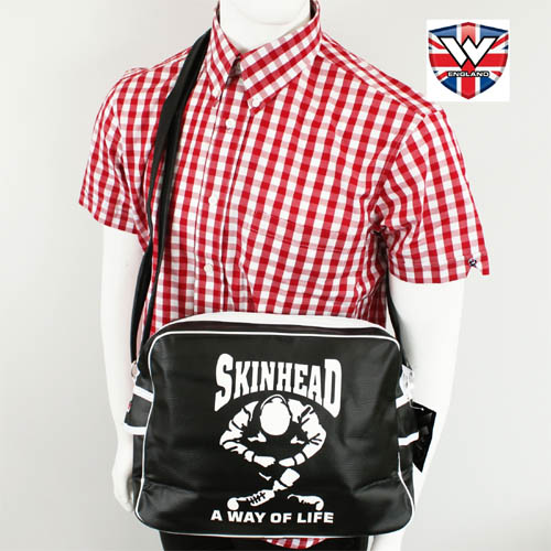 Skinhead, A Way Of Life on a Black PVC Bag by Warrior Clothing
