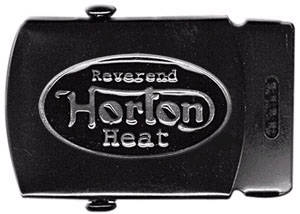 Reverend Horton Heat- Logo scout belt (Canvas belt- vegan friendly. 1 size fits all)