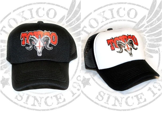 Rams Skull trucker hat by Toxico Clothing - SALE