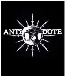 Antidote- Skull & Needles back patch (bp72)