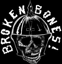 Broken Bones- I Owe You Nothing Skull back patch (bp633)