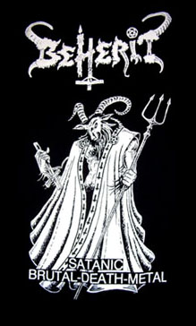 Beherit- Goat Skull back patch (bp391)