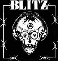 Blitz- Skull (Black) back patch (bp511)
