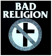 Bad Religion- Crossed Out Cross back patch (bp298)