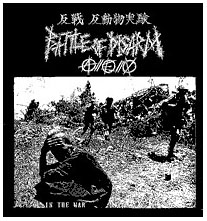 Battle Of Disarm- In The War back patch (bp384)