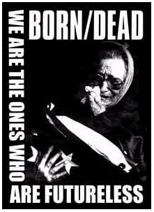 Born/Dead- We Are The Ones Who Are Futureless back patch (bp386)