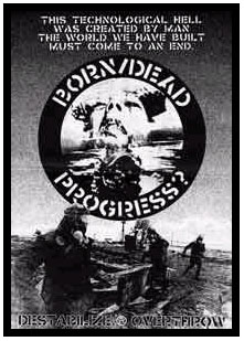 Born/Dead- Destabilize Overthrow back patch (bp484)