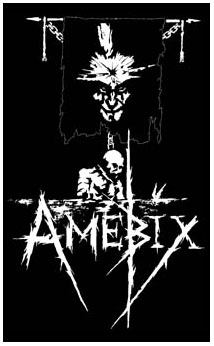 Amebix- Warbanner (Skeleton Guy And Head) back patch (bp570)