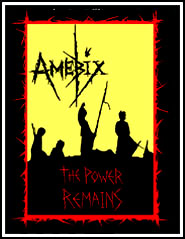 Amebix- The Power Remains back patch (bp706)