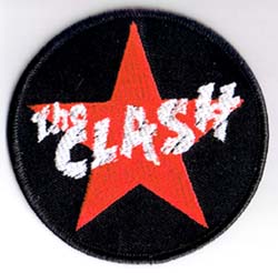 Clash- Star And Logo embroidered patch