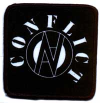 Conflict- Logo Screened Patch (sp1037)