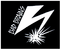 Bad Brains- Lightning cloth patch (cp642)