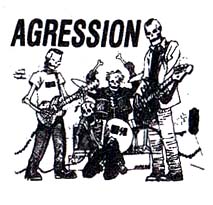 Agression- Skeleton Band cloth patch (cp645)