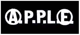 A.P.P.L.E.- Logo cloth patch (cp654)