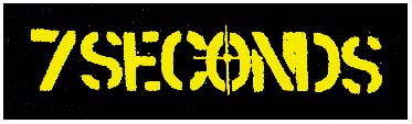 7 Seconds- Logo cloth patch (cp883)