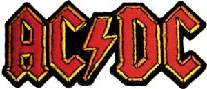 AC/DC- Logo embroidered patch