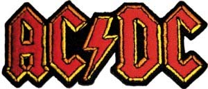 AC/DC- Logo embroidered patch