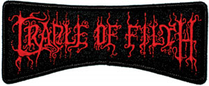 Cradle Of Filth- Logo embroidered patch