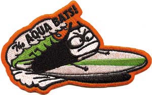 Aquabats- Surfing embroidered patch
