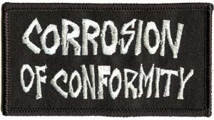 Corrosion Of Conformity- Logo embroidered patch