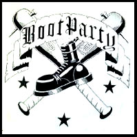 Boot Party- Bats And Boot back patch (bp42)