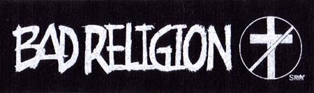 Bad Religion- Logo & Crossbuster patch (cp207)