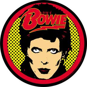 David Bowie- Glam Pic embroidered patch