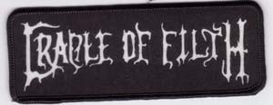 Cradle Of Filth- Logo Screened Patch (sp1014)